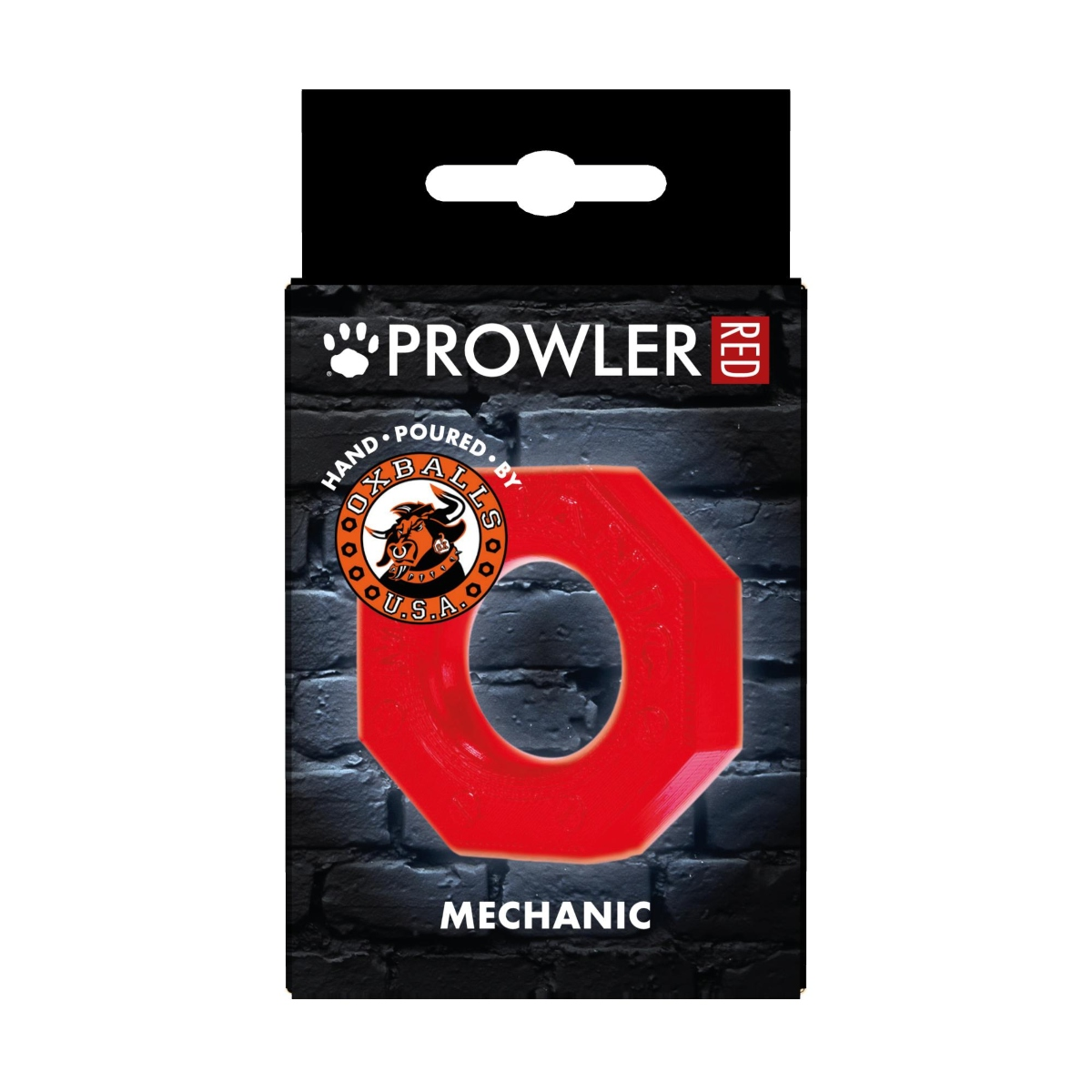 Prowler RED By Oxballs Mechanic Cock Ring Red Sensual Secret Boutique