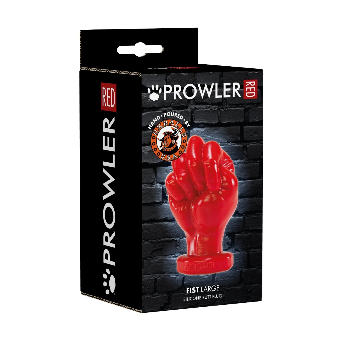 Prowler RED By Oxballs Fist Large Butt Plug Red Sensual Secret Boutique