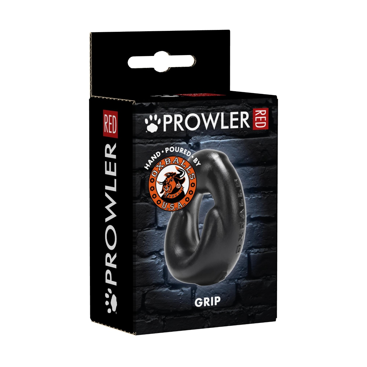 Prowler RED By Oxballs Grip Cock Ring Black Sensual Secret Boutique