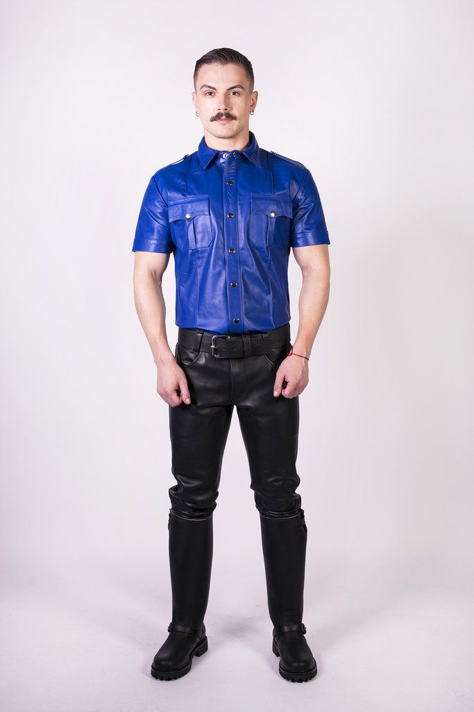 Prowler RED Slim Fit Police Shirt Blue Medium Sensual Secret Boutique