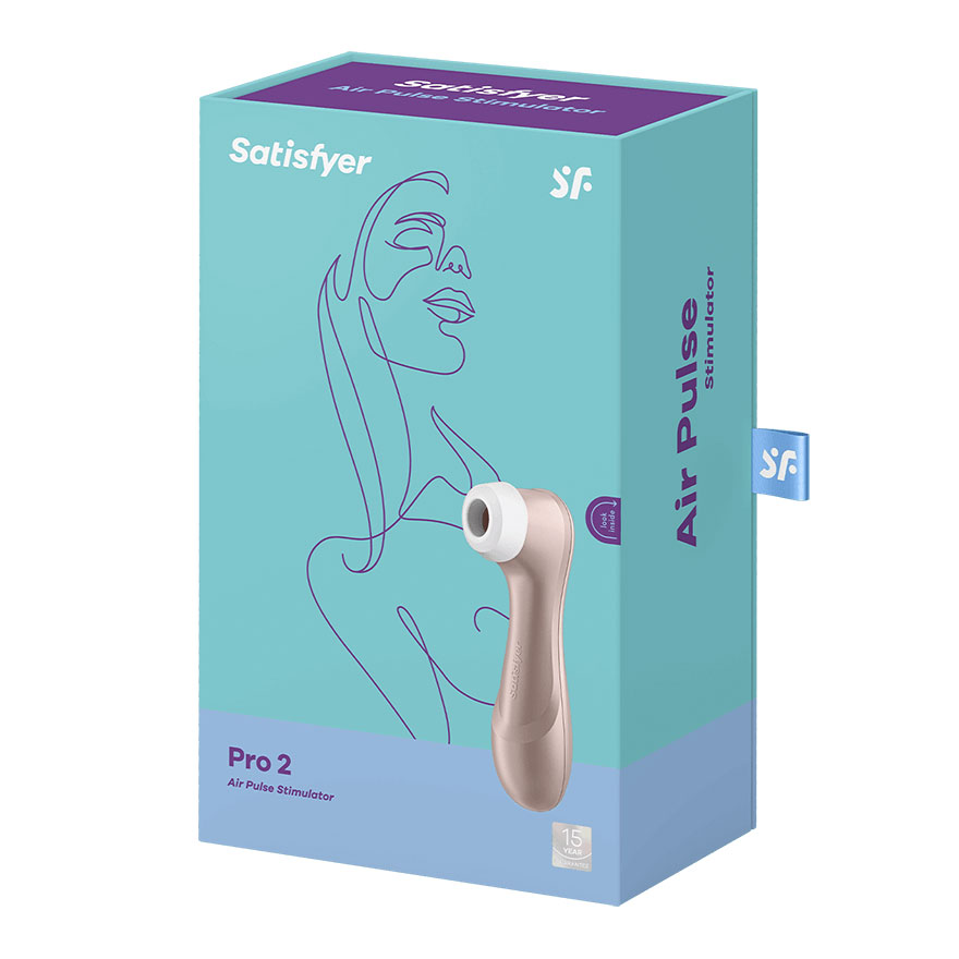 Satisfyer Pro 2 Gold Air Pulse Stimulator Sensual Secret Boutique