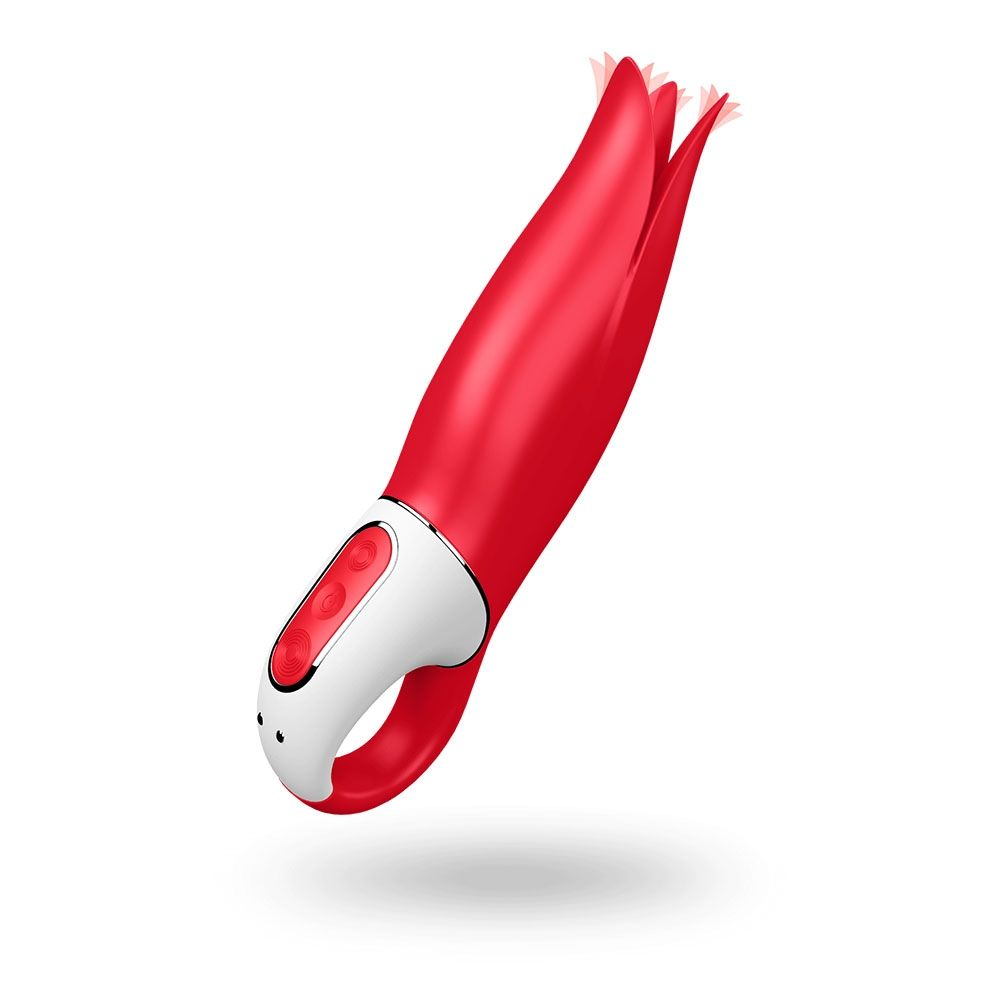 Satisfyer Vibes Power Flower Vibrator Red Sensual Secret Boutique