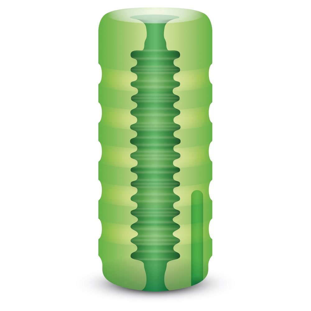 Zolo Original Squeezable Vibrating Stroker Vibrating Stroker Green Sensual Secret Boutique