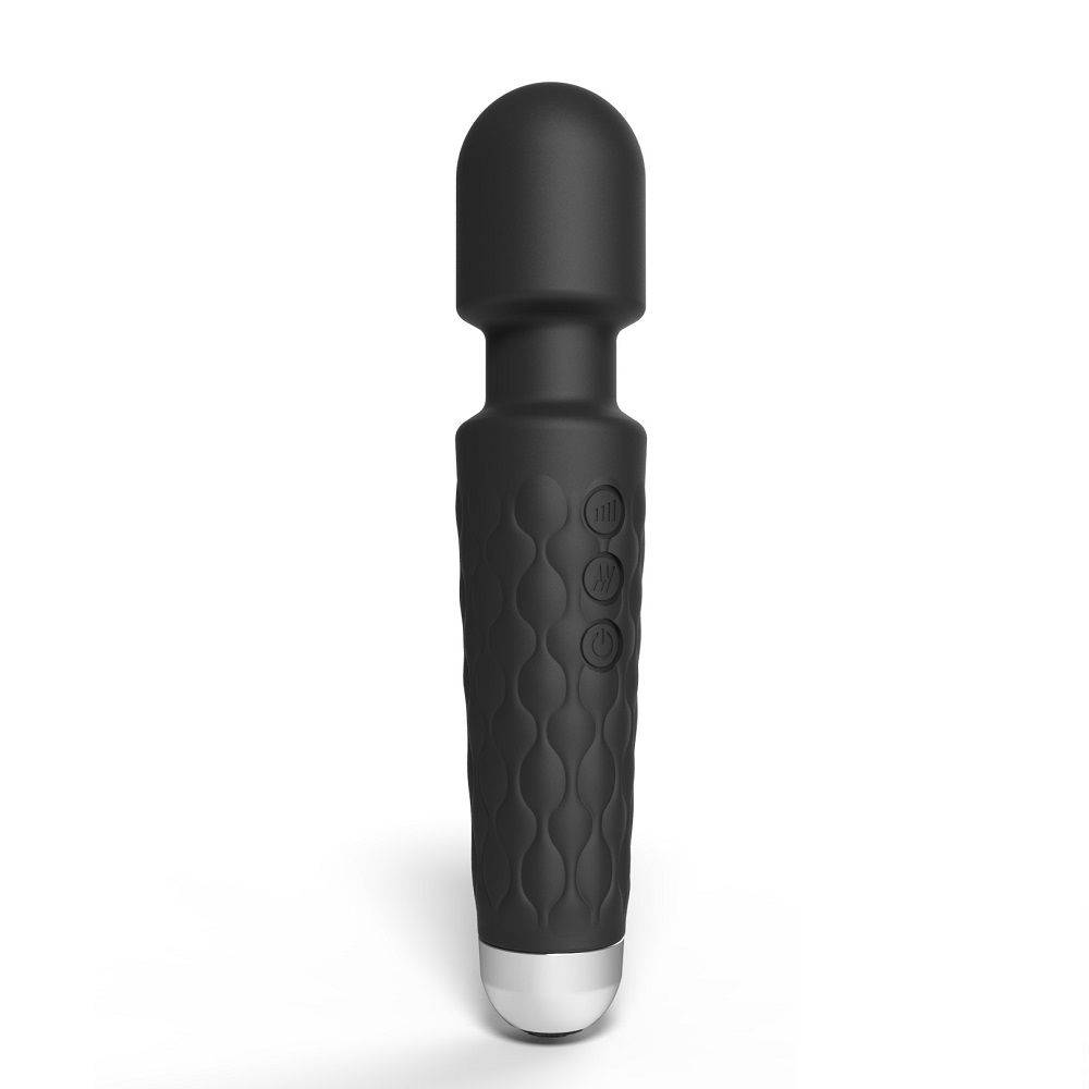 Loving Joy 20 Function Wand Vibrator Black Sensual Secret Boutique