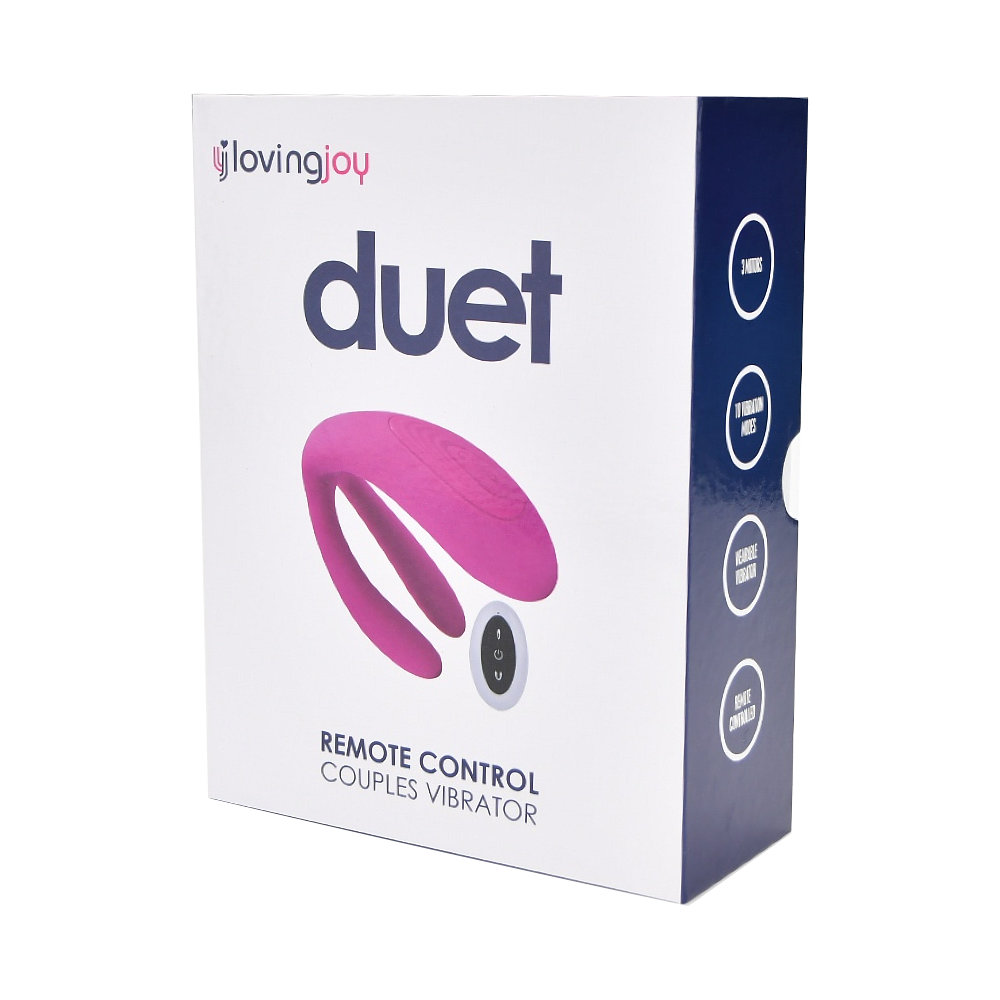 Loving Joy Duet Remote Control Couples Vibrator Sensual Secret Boutique