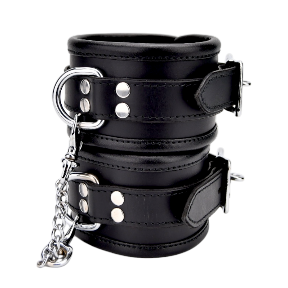 BOUND Leather Wrist Restraints Sensual Secret Boutique