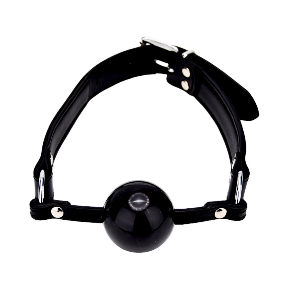 BOUND Leather Solid Ball Gag Sensual Secret Boutique