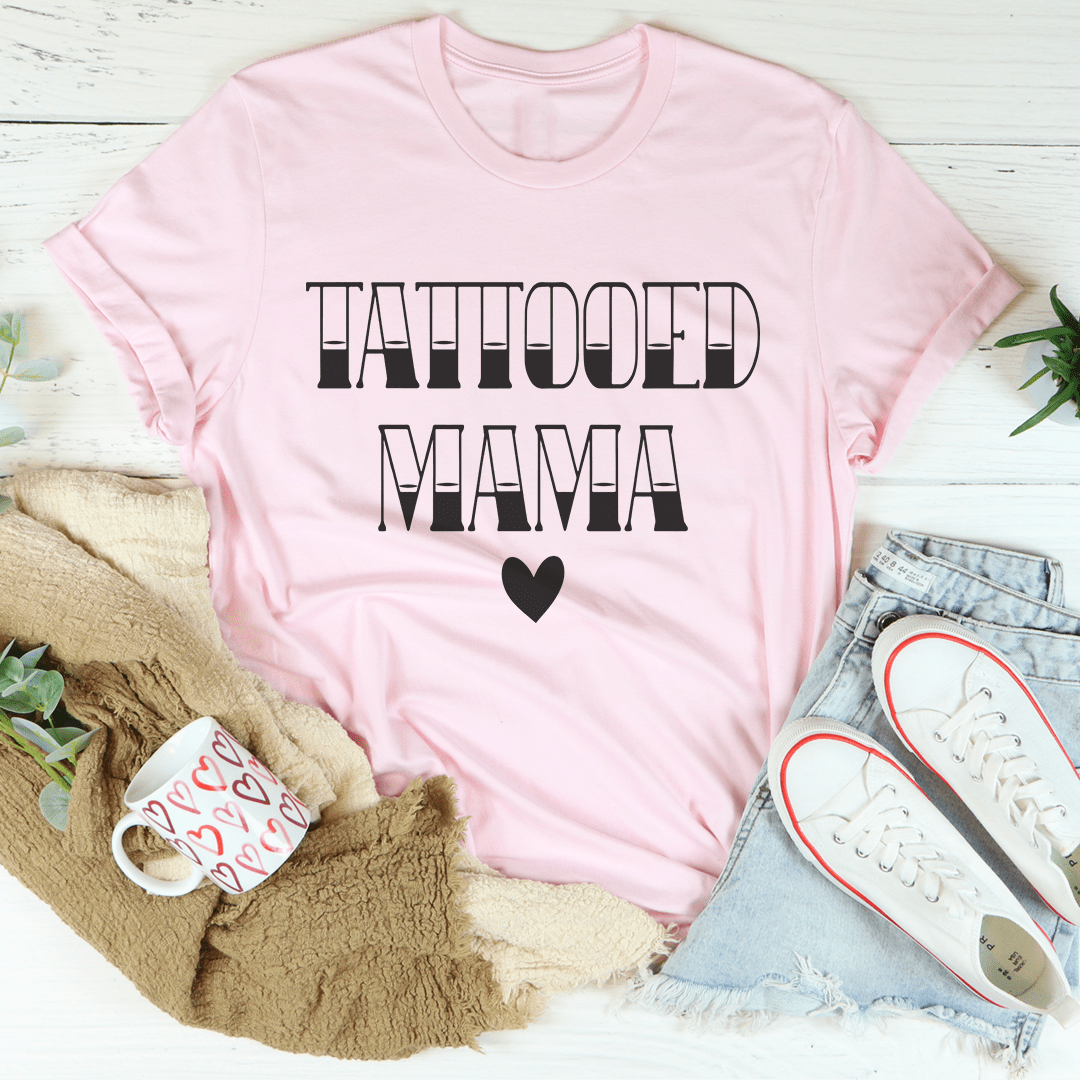 Tattooed Mama Tee - Unique Digital Printed Shirt for Women Sensual Secret Boutique