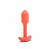 b-Vibe Vibrating Snug Plug 1 Orange Sensual Secret Boutique