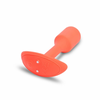 b-Vibe Vibrating Snug Plug 1 Orange Sensual Secret Boutique