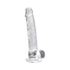 Loving Joy 11 Inch Dildo with Balls Clear Sensual Secret Boutique