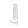 Loving Joy 9 Inch Dildo with Balls Clear Sensual Secret Boutique