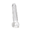 Loving Joy 8 Inch Dildo with Balls Clear Sensual Secret Boutique