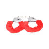 Bound to Play. Heavy Duty Furry Handcuffs Red Sensual Secret Boutique