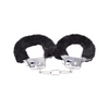 Bound to Play. Heavy Duty Furry Handcuffs Black Sensual Secret Boutique