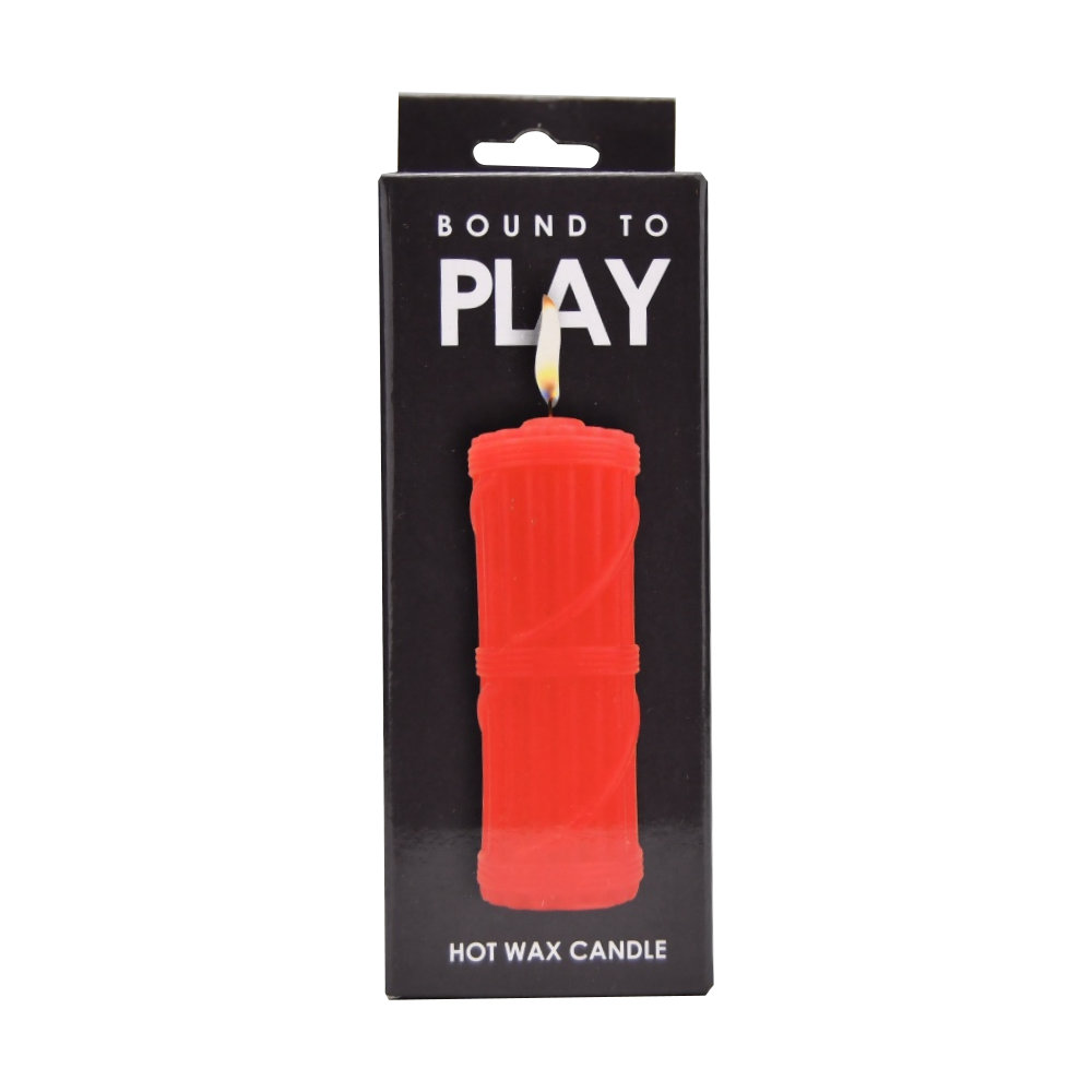 Bound to Play. Hot Wax Candle Red Sensual Secret Boutique