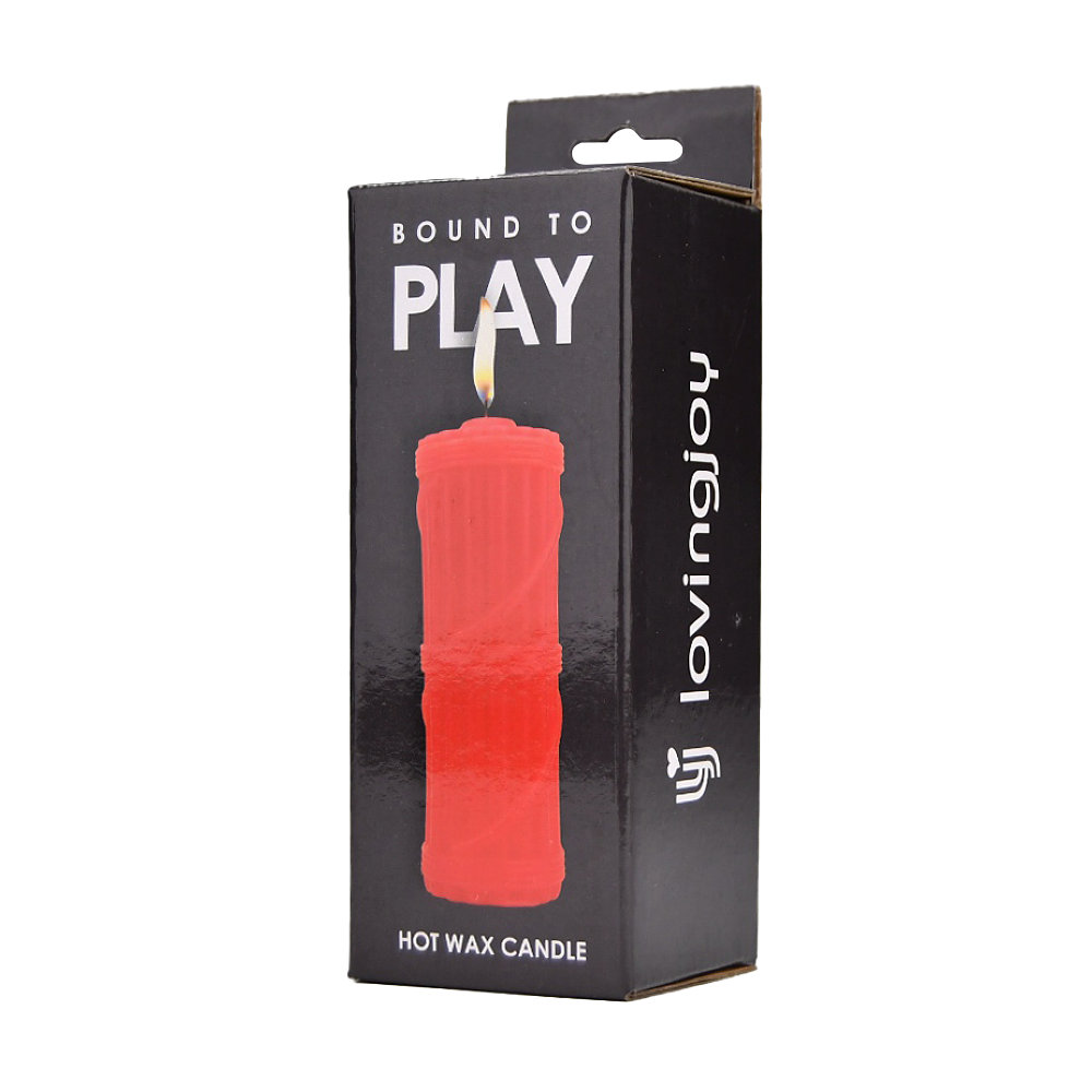 Bound to Play. Hot Wax Candle Red Sensual Secret Boutique