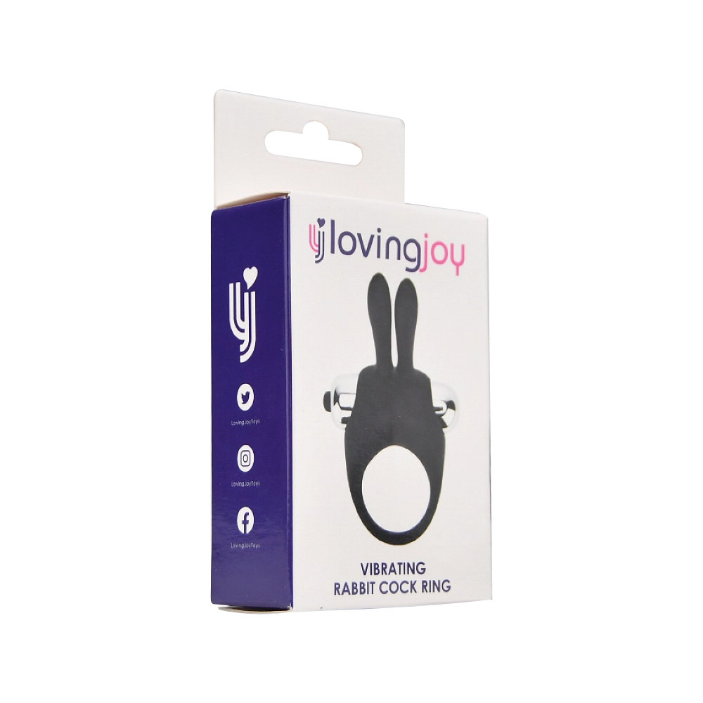 Loving Joy Silicone Vibrating Rabbit Cock Ring Sensual Secret Boutique