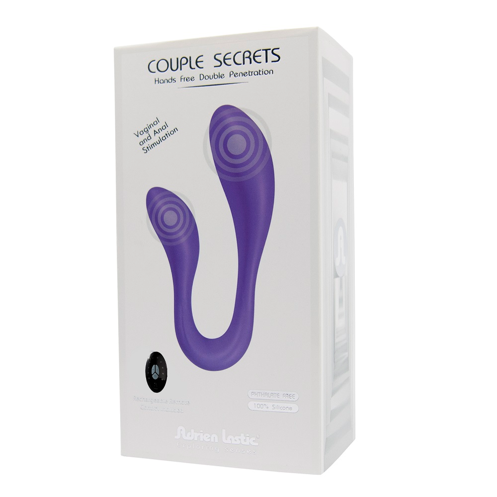 Adrien Lastic Couples Secrets 2 Hands Free Vibrator - Powerful and Ergonomic Design Sensual Secret Boutique