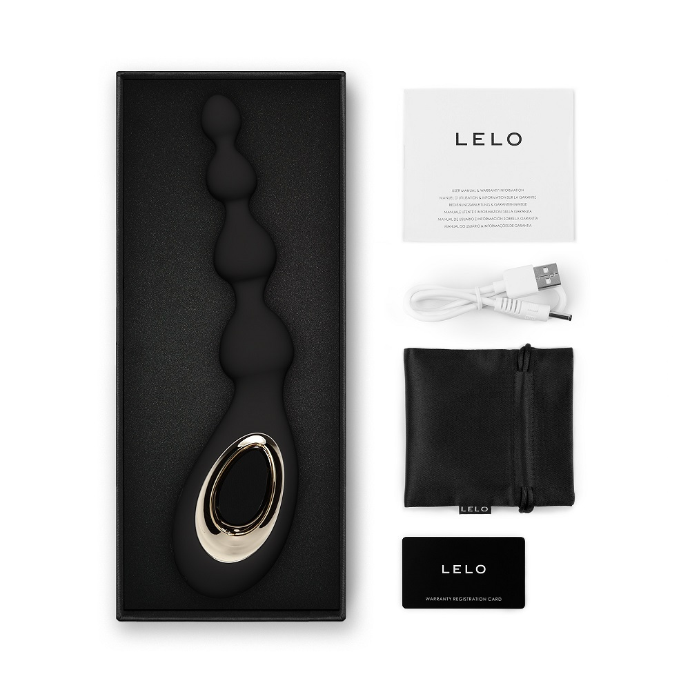 LELO Soraya Anal Beads Black Sensual Secret Boutique