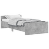 vidaXL Bed Frame Concrete Grey 100x200 cm Engineered Wood - Buy Online Sensual Secret Boutique