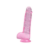 Loving Joy 7 Inch Dildo with Balls Pink Sensual Secret Boutique