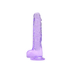 Loving Joy 8 Inch Dildo with Balls Purple Sensual Secret Boutique