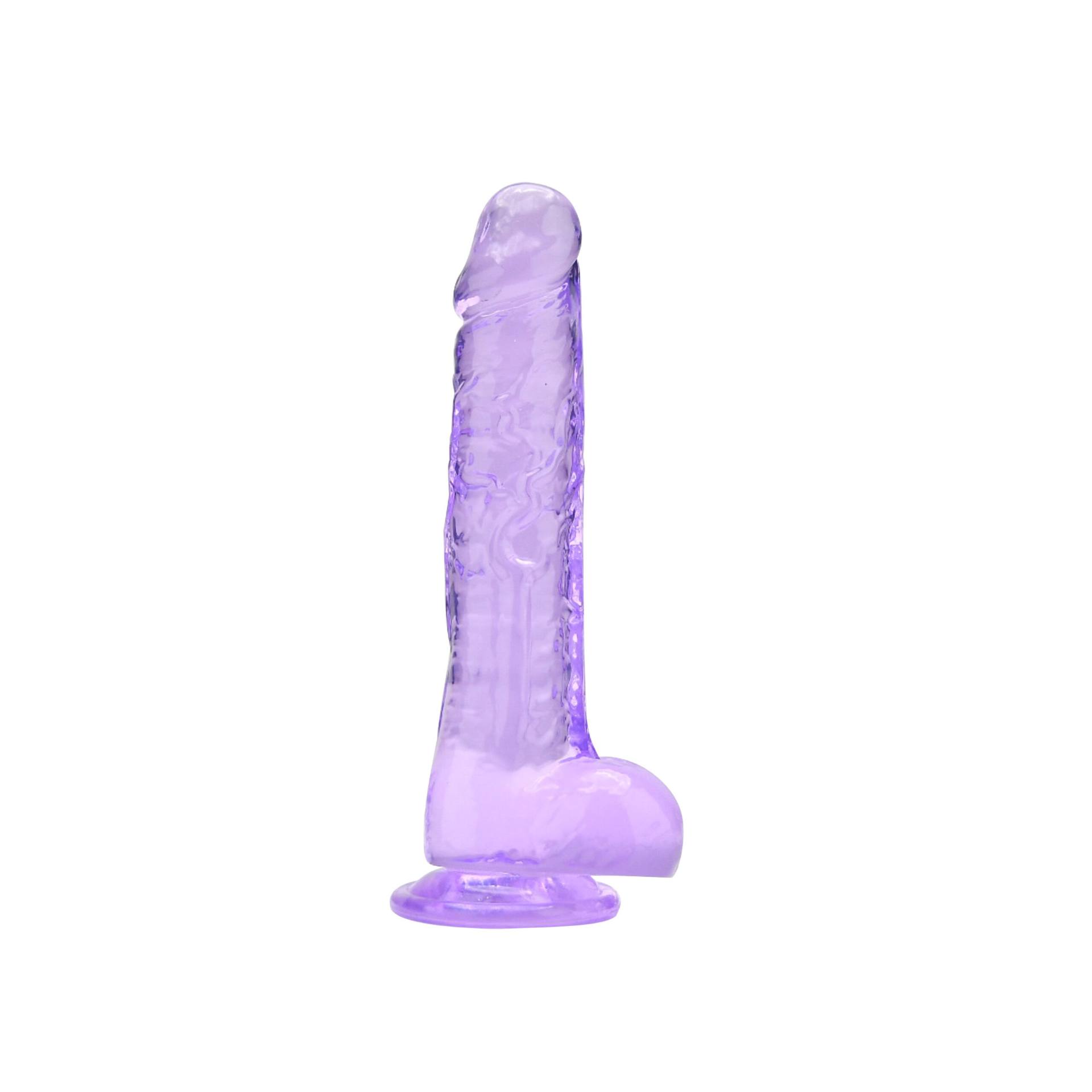 Loving Joy 8 Inch Dildo with Balls Purple Sensual Secret Boutique