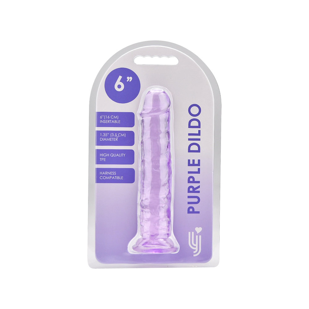 Loving Joy 6 Inch Suction Cup Dildo Purple Sensual Secret Boutique