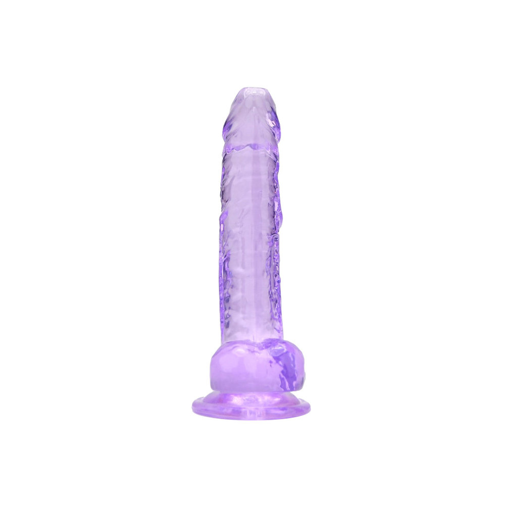 Loving Joy 7 Inch Dildo with Balls Purple Sensual Secret Boutique