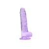 Loving Joy 7 Inch Dildo with Balls Purple Sensual Secret Boutique