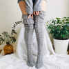 Winter Socks Over The Knee Lengthened Long Tube Knitted Pile Socks Sensual Secret Boutique