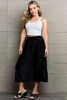 Ninexis Accordion Pleated Flowy Midi Skirt - Elegant and Stylish Sensual Secret Boutique