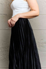 Ninexis Accordion Pleated Flowy Midi Skirt - Elegant and Stylish Sensual Secret Boutique