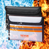 VEVOR Fireproof Document Bag - Waterproof Money Bag with Zipper Sensual Secret Boutique