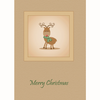 20 Blank Vintage Xmas Reindeer Greeting Cards - Pack X03 Sensual Secret Boutique