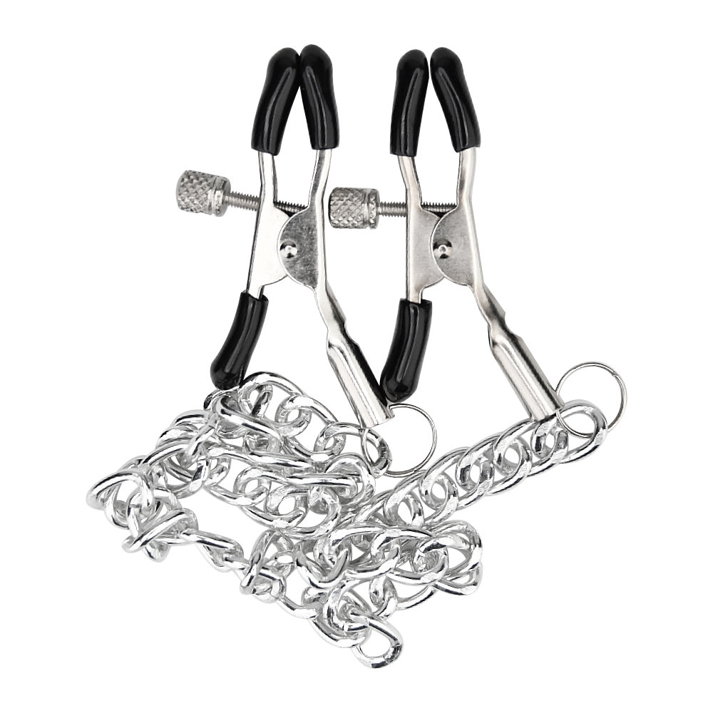 Bound to Please Adjustable Nipple Clamps &amp; Chain Sensual Secret Boutique