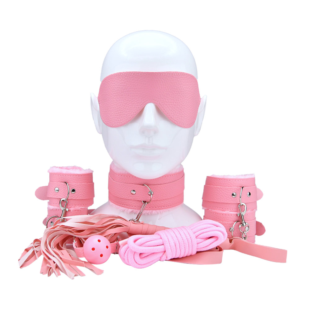 Bound to Play Beginner's Bondage Kit Pink (8 Piece) Sensual Secret Boutique