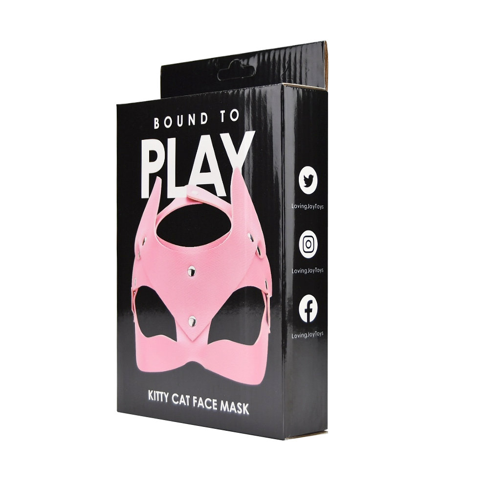 Bound to Play Kitty Cat Face Mask Pink Sensual Secret Boutique