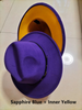 European And American Popular Woolen Top Color Matching Flat Brim Fedora Jazz Hat Sensual Secret Boutique