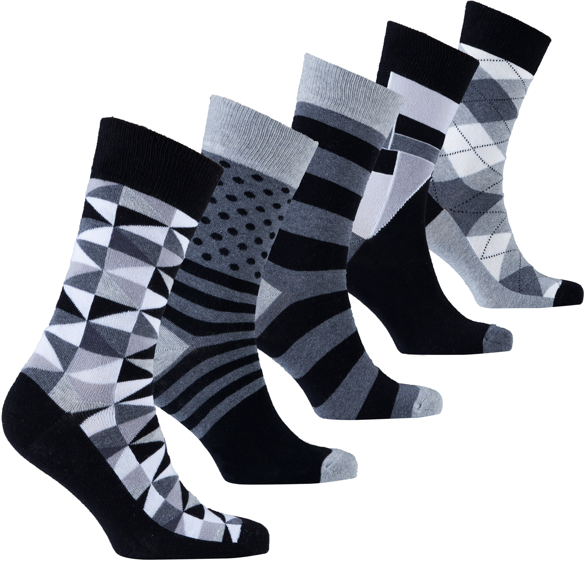 Men's Popular Mix Set Socks - Trendy Patterns, Comfortable Fit, Perfect Gift Sensual Secret Boutique