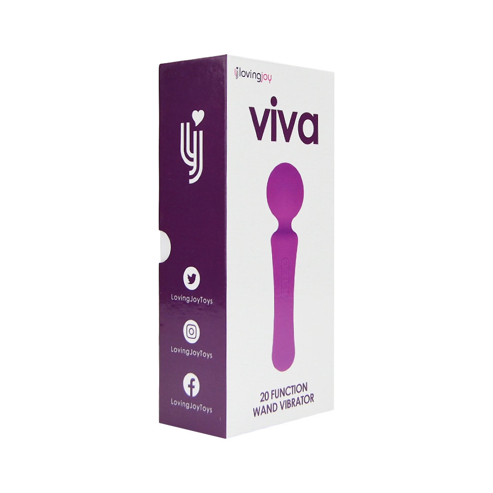 Loving Joy VIVA 20 Function Magic Wand Vibrator Sensual Secret Boutique