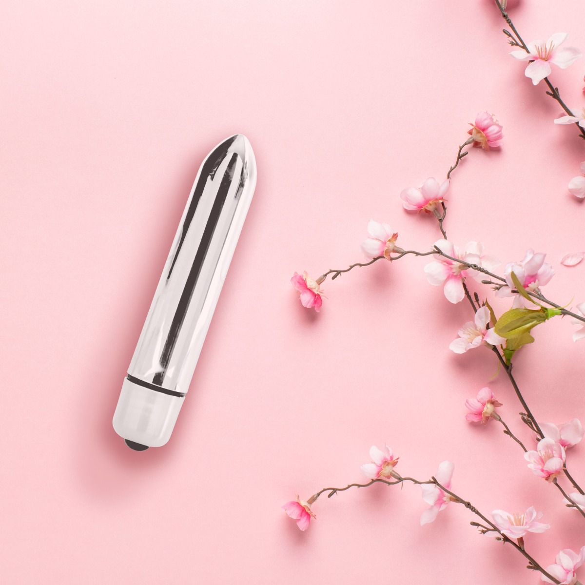 Me You Us Blossom 10 Mode Bullet Vibrator Silver Sensual Secret Boutique