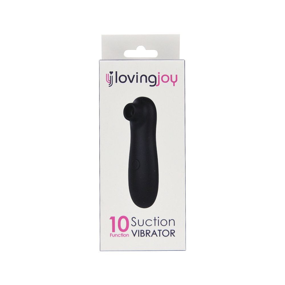 Loving Joy 10 Function Clitoral Suction Vibrator Black Sensual Secret Boutique