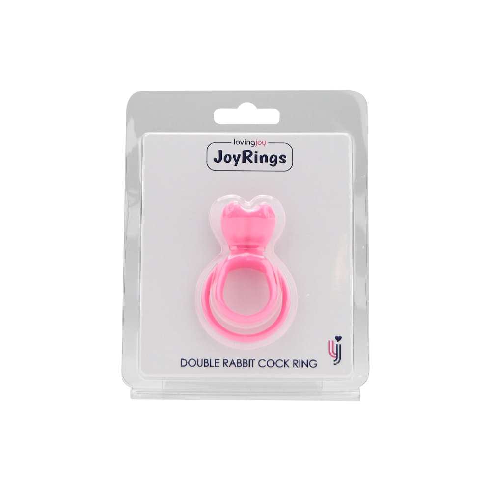 JoyRings Silicone Double Rabbit Cock Ring Sensual Secret Boutique