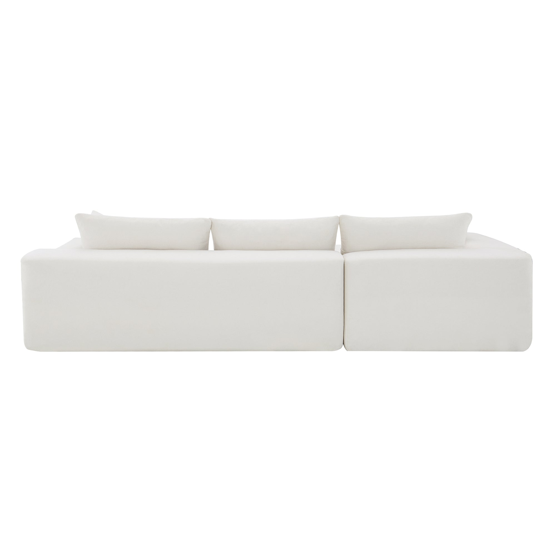 109*68" Modular Sectional Living Room Sofa Set, Modern Minimalist Style Couch, Upholstered Sleeper Sofa - White Sensual Secret Boutique