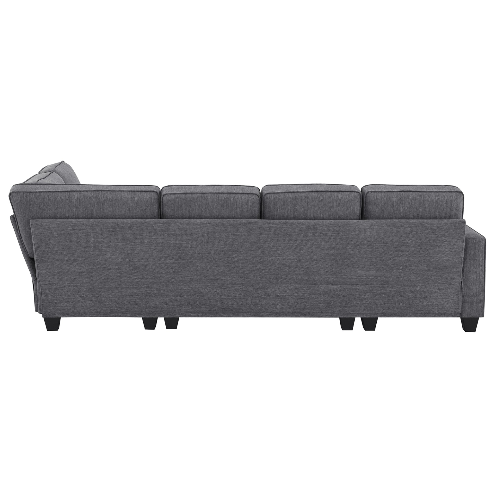 104.3*78.7" Modern L-shaped Sectional Sofa - Stylish Design, High-Quality Fabric, and Convertible Ottoman | [Brand Name] Sensual Secret Boutique