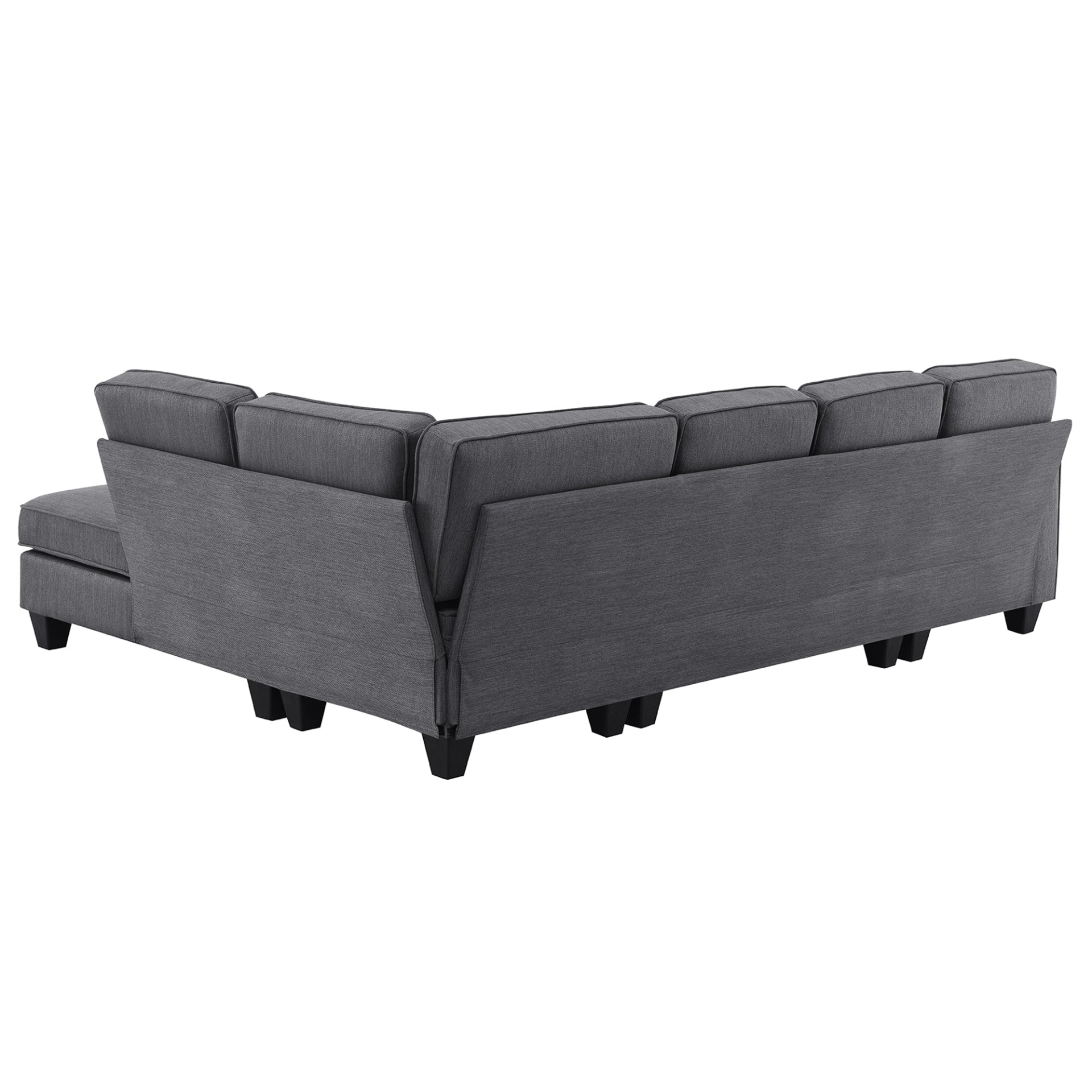 104.3*78.7" Modern L-shaped Sectional Sofa - Stylish Design, High-Quality Fabric, and Convertible Ottoman | [Brand Name] Sensual Secret Boutique