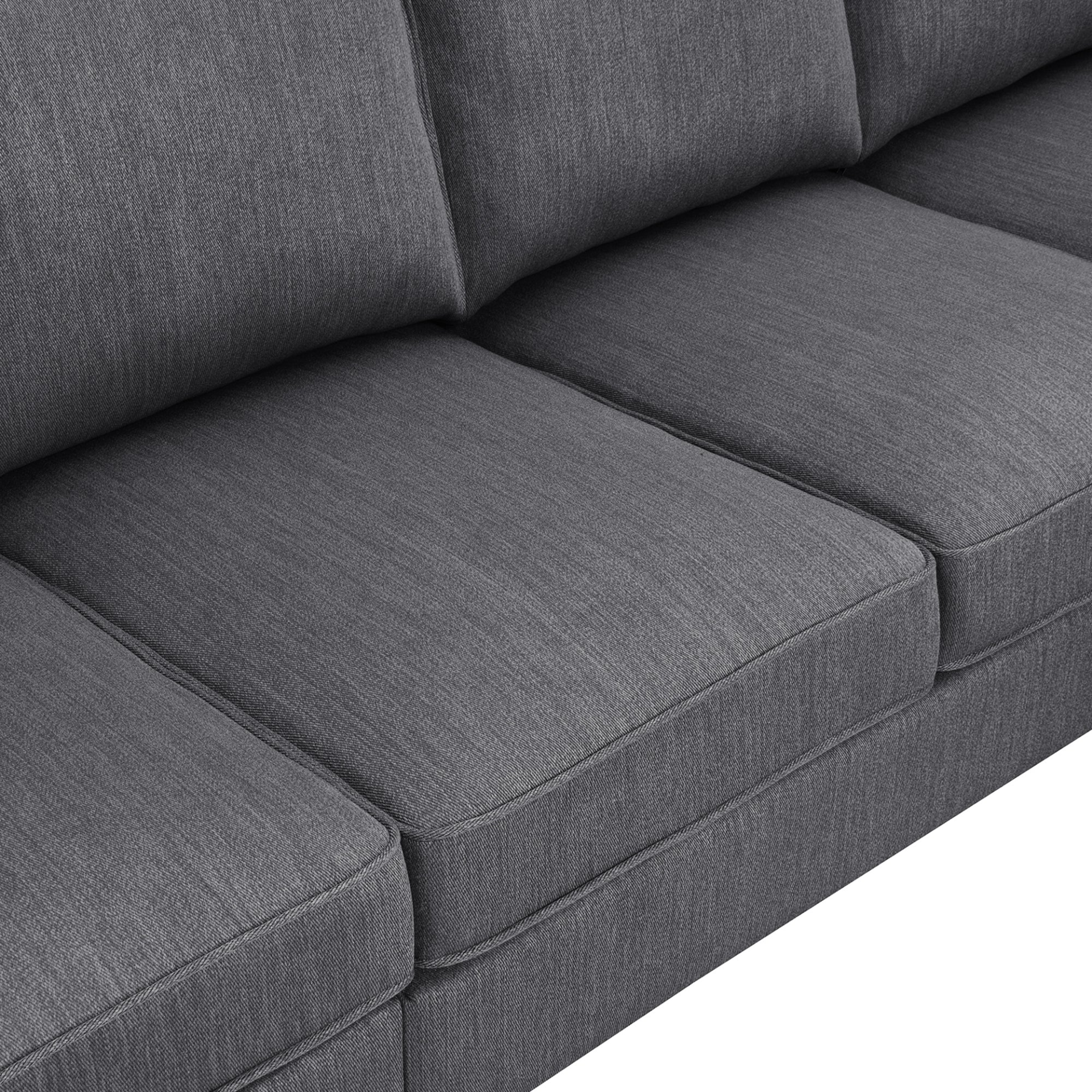 104.3*78.7" Modern L-shaped Sectional Sofa - Stylish Design, High-Quality Fabric, and Convertible Ottoman | [Brand Name] Sensual Secret Boutique