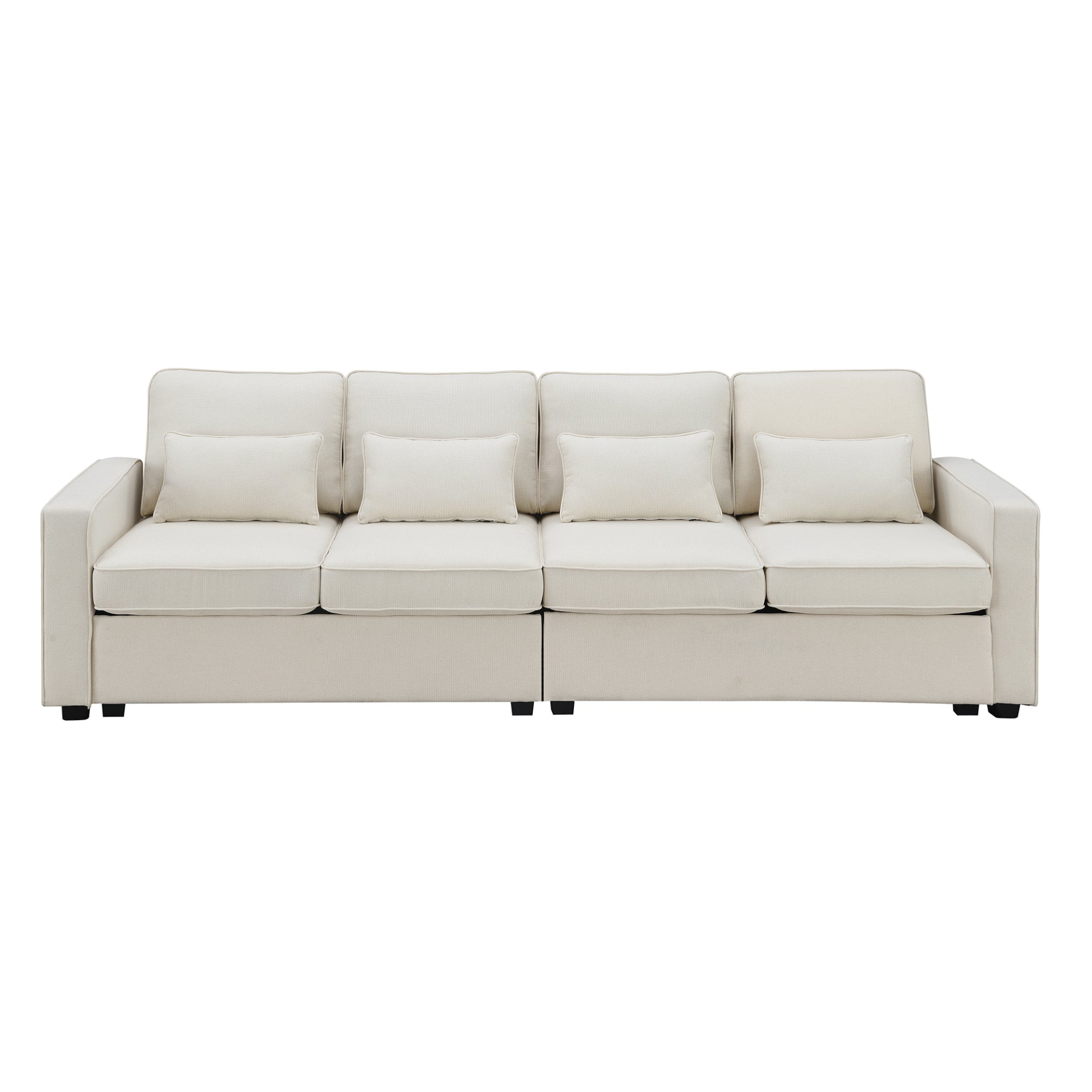 Upgrade Your Living Space with the 104" Modern Linen Fabric Sofa Sensual Secret Boutique